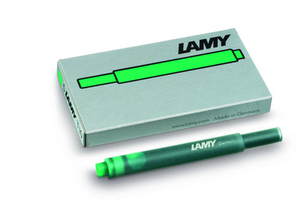 Lamy T10 Vulpen inkt cartridges kleur Groen