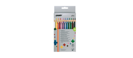 Lamy plus kleurpotloden in doos met 12 verschillende kleuren