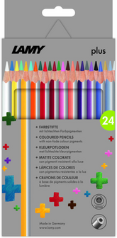 Lamy plus kleurpotloden in doos met 24 verschillende kleuren