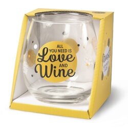 Water- wijnglas Proost - Love