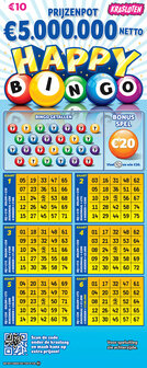 &euro; 10,- Kraslot Happy Bingo