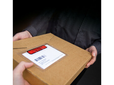 Paklijst envelop binnenmaat 225x122mm DL 50 micron documents enclosed 1000 stuks
