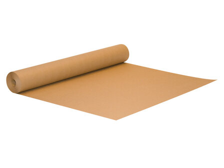 Inpakpapier kraft Raadhuis 75cm x 250cm bruin 70 grams papier