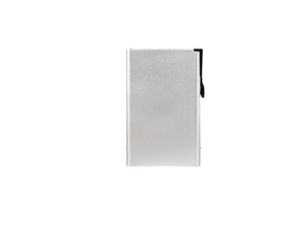 Pasjeshouder Clicksafe aluminium zilver RFID 8 pasjes