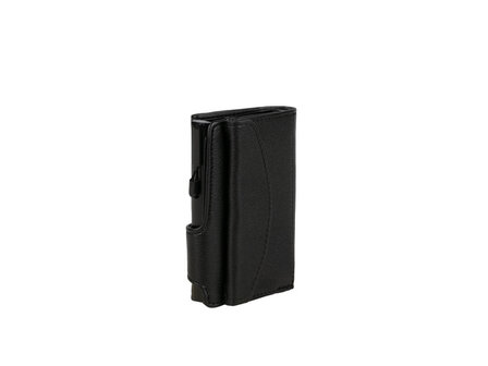 Pasjeshouder Clicksafe kunstleer zwart/zwart RFID