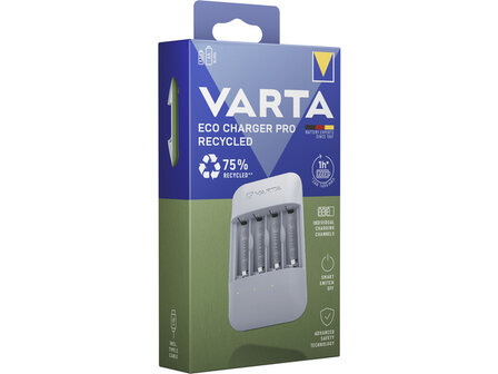 Batterijlader Varta voor 4  AA/AAA batterijen