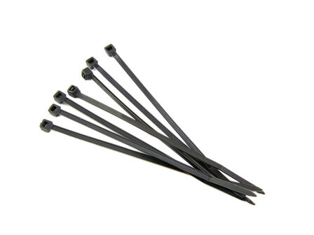 Kabelbinder Seco zwart 2.5mm x 100mm, pak 100st