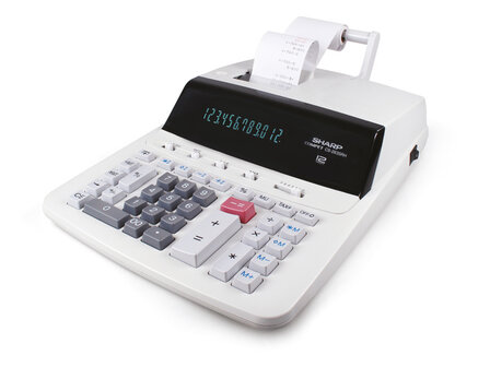 Calculator Sharp CS2635RHGYSE grijs print