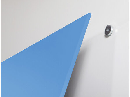 Whiteboard Rocada Skincolour 100x100cm blauw gelakt