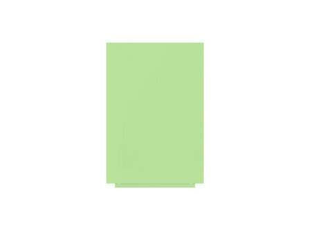 Whiteboard Rocada Skincolour 75x115cm groen gelakt
