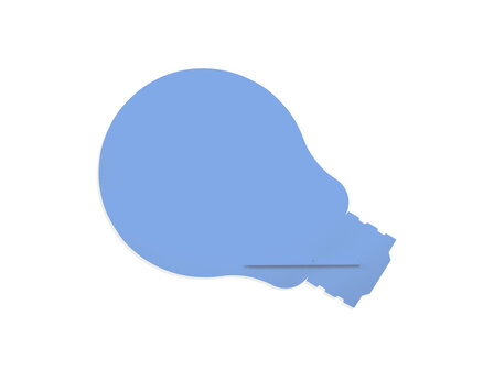 Whiteboard Rocada Skinshape Idea 100x150cm blauw gelakt