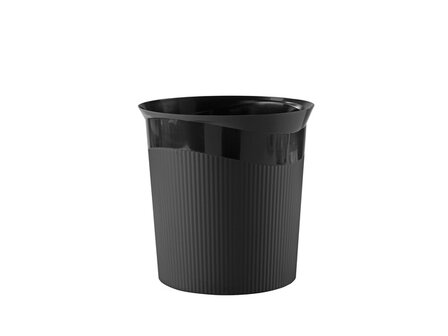 Papierbak HAN Re-LOOP,13 liter rond, zwart 100% gerecycled  materiaal