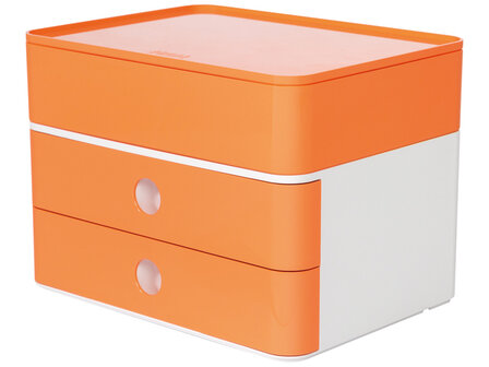 Smart-box plus Han Allison 2 lades en box abrikoos oranje