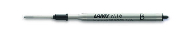 Lamy M16 Balpen refill breed Zwart