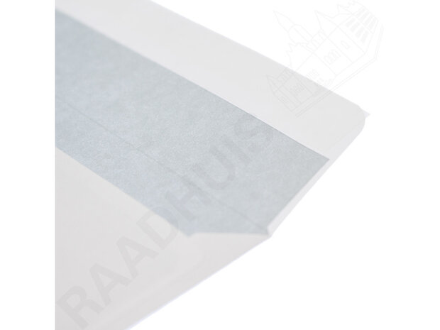 Dienst envelop met venster Raadhuis 110x220mm DL (EA5/6) met plakstrip wit 200 stuks