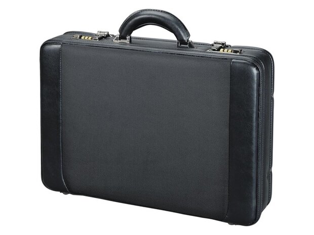 Laptop attaché koffer Alumaxx MODICA kunstleer zwart