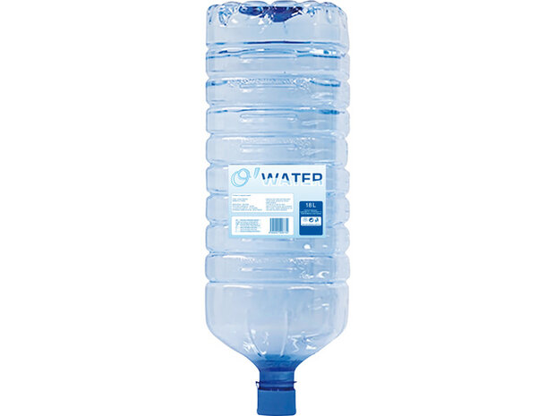 Bronwater O-water fles 18 liter
