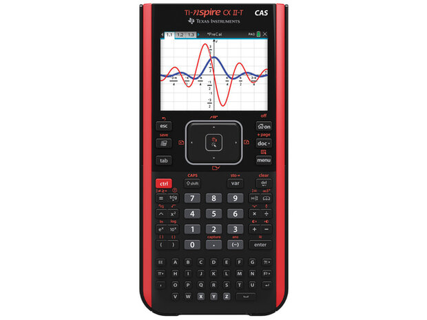 Grafische calculator Nspire CX II-T CAS met onderwijs       software