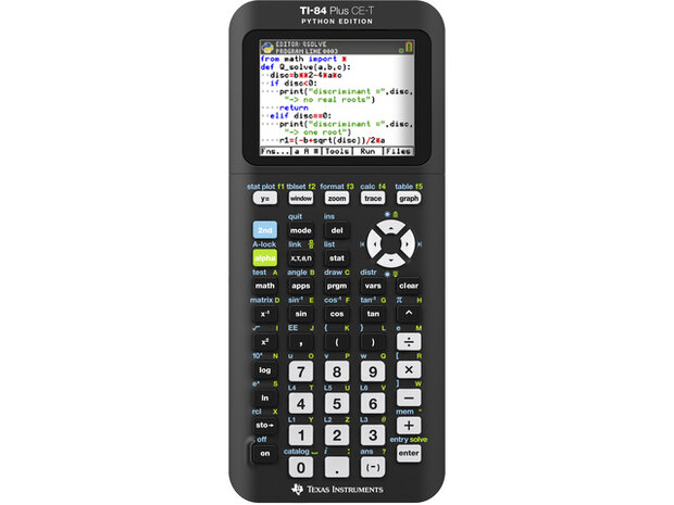 Graphing calculator 84PLCET PY Python Edition