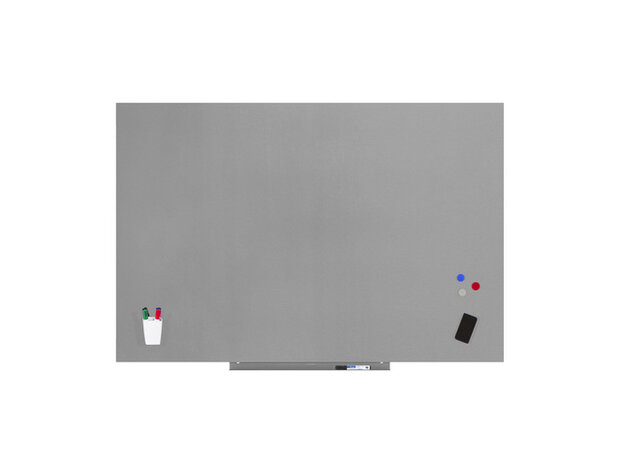 Whiteboard Rocada Skinpro 100x150cm grijs gelakt