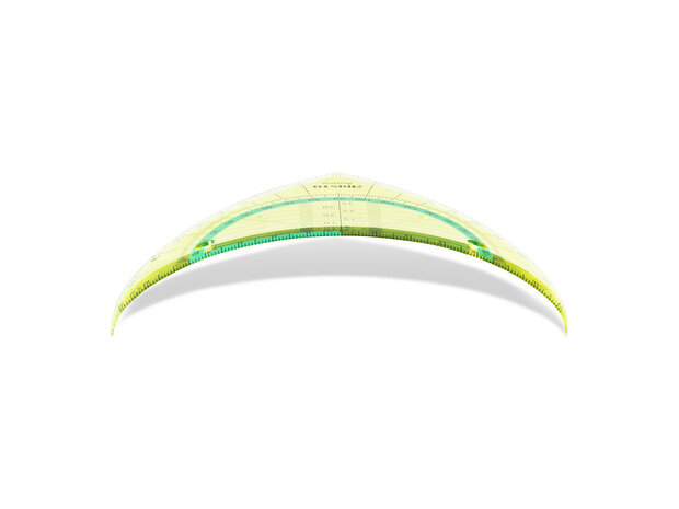 Geodriehoek Aristo GEOflex 14cm flexibel Neon groen