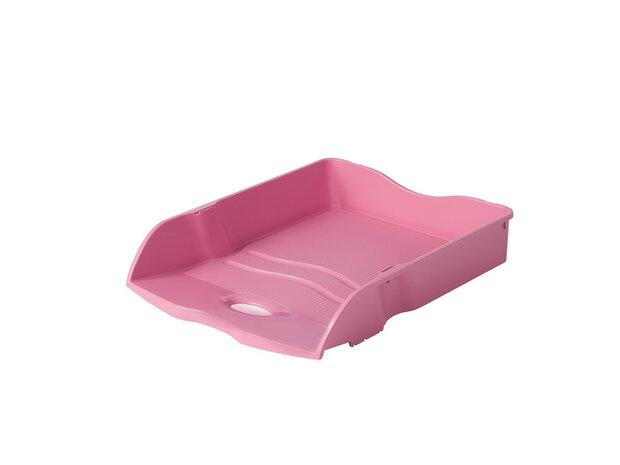 Brievenbak HAN Re-LOOP A4/C4 stapel- en nestbaar, roze 100% gerecycled materiaal