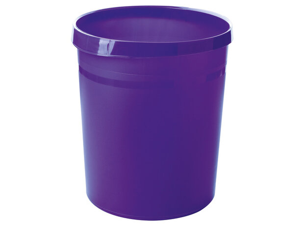 Papierbak HAN Grip 18 liter met 2 grijpranden Trend Colour  lila