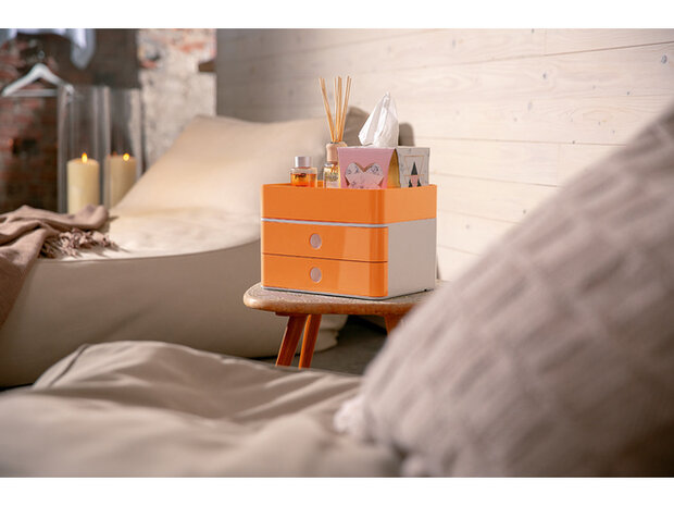 Smart-box plus Han Allison 2 lades en box abrikoos oranje