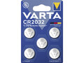 Knoopcel Varta lithium CR2032 blister a 5 stuks