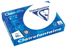 Clairefontaine Presentatie papier 90gr. Wit, A4 pak 500 vel Clairefontaine Presentatie papier 90gr. Wit, A4 pak 500 vel