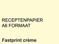 FastPrint Recepten papier 80gr. Creme, A6 pak 2000 vel FastPrint Recepten papier 80gr. Creme, A6 pak 2000 vel