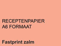 FastPrint Recepten papier 80gr. Zalm, A6 pak 2000 vel FastPrint Recepten papier 80gr. Zalm, A6 pak 2000 vel