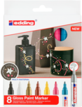 edding 750 glanslakmarker set van 8 assorti edding 750 glanslakmarker set van 8 assorti