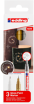 edding 780 glanslakmarker set van 3 assorti metallic edding 780 glanslakmarker set van 3 assorti metallic