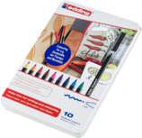 edding 1300 viltstift medium metalen doos van 10 assorti edding 1300 viltstift medium metalen doos van 10 assorti