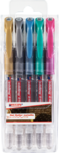 edding 2185 gelroller set van 5 assorti metallic edding 2185 gelroller set van 5 assorti metallic