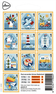 PostNL postzegel Nederlandse Iconen 1 op vel 10 stuks 430961