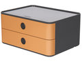 Smart-box-Han-Allison-met-2-lades-caramel-bruin-stapelbaar