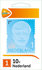 PostNL postzegel NEDERLAND 1 vel achter